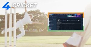 Bet on cricket with 4rabet India online betting platform